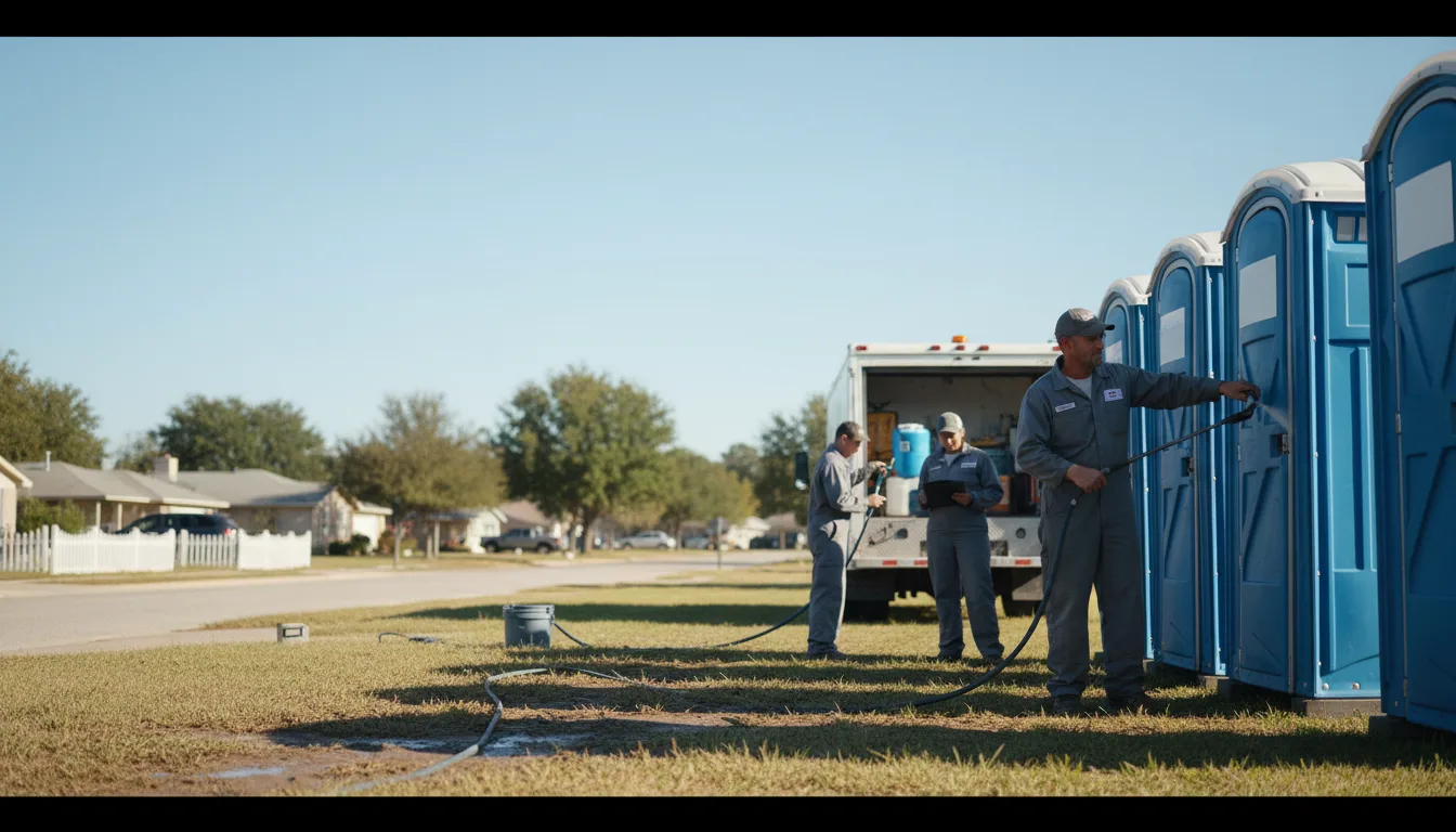 Long-Term Portable Toilet Rental in Fowlerton, IN near me